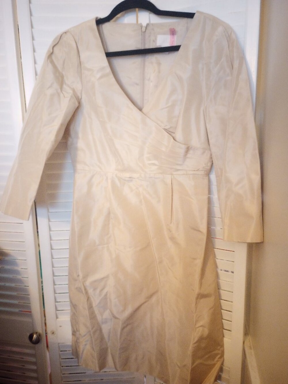 Beige J Crew formal dress size 6